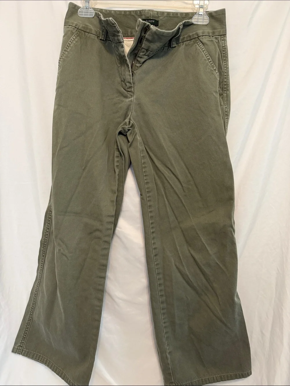 J. Crew Olive Green Chino Pants